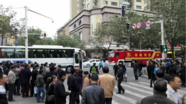 新疆烏魯木齊早市爆炸（中新網圖片）