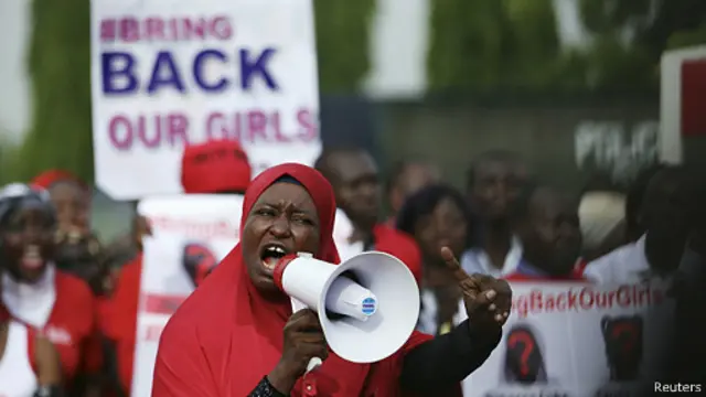 manifestacion por la liberacion de las niñas