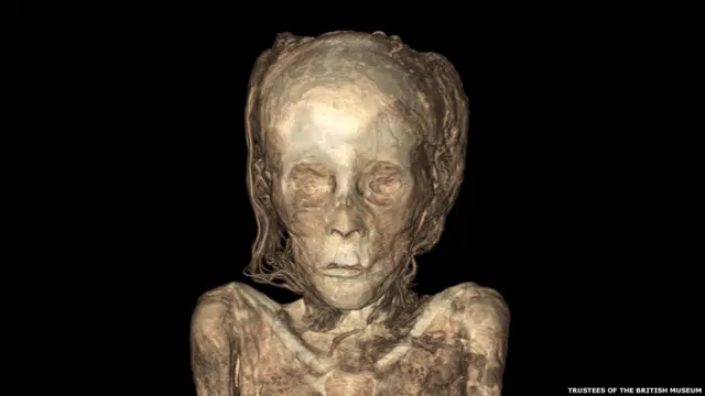 Визуализация лица мумии Тамут