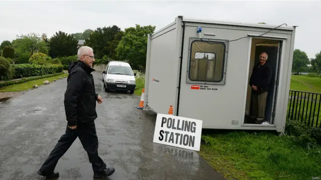英国投票站面面观