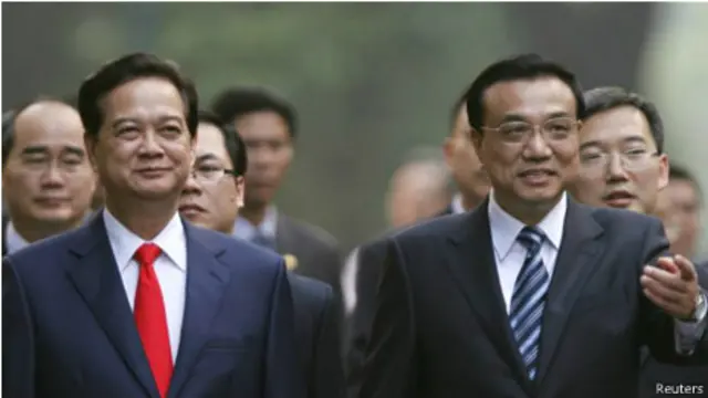 Thủ tướng VN Nguyễn Tấn Dũng và Thủ tướng TQ Lý Khắc Cường
