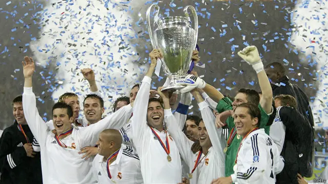 Festejos por la novena Copa de Europa del Real Madrid