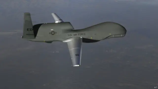 美军全球鹰无人机（资料照片，30/05/2013）