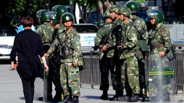 新疆烏魯木齊市區戒備森嚴(24/05/2014)