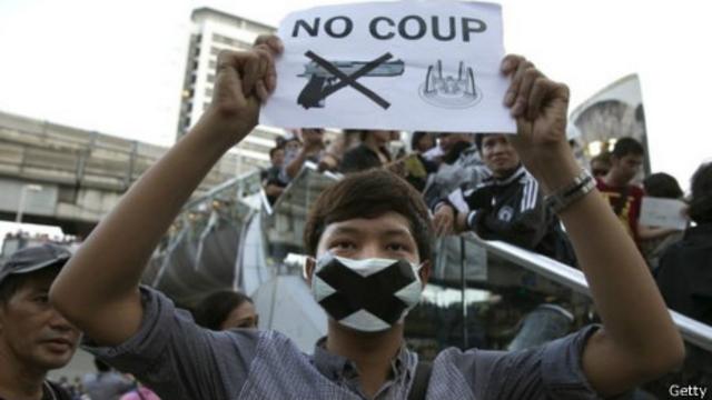 泰國反軍事政變示威