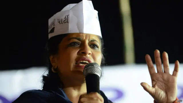 शाजिया इल्मी, आम आदमी पार्टी की पूर्व नेता