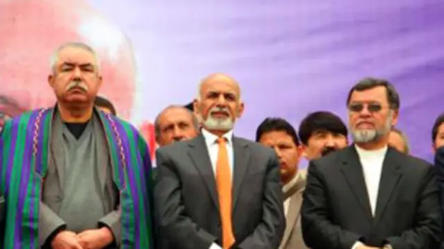 اشرف غنی و معاونانش