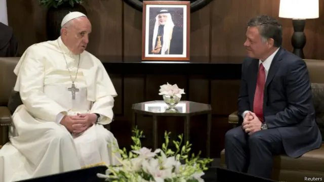 Папа Франциск и Абдалла II