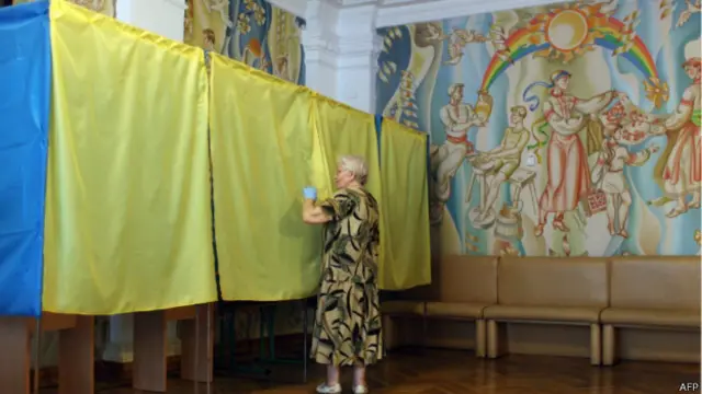 Избирательный участок в Киеве