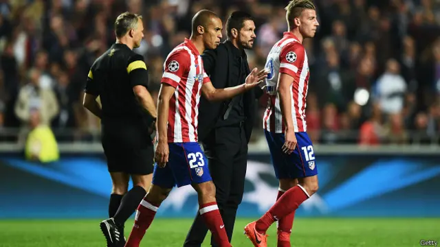 Игроки "Реала" во время финала Лиги чемпионов