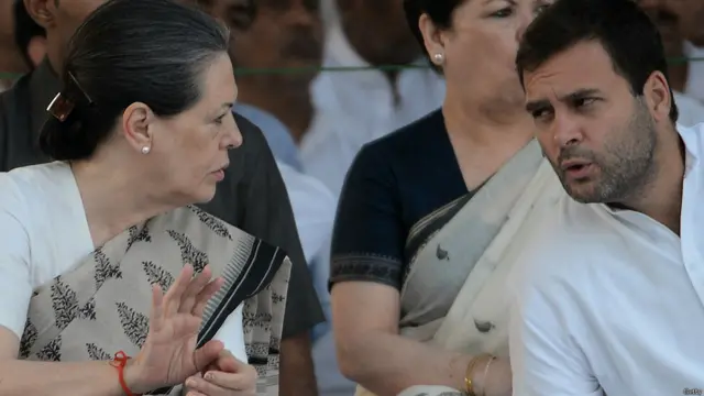 मोदी का शपथ ग्रहण, सोनिया गांधी, राहुल गांधी 