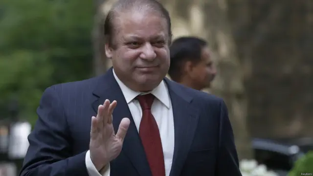 मोदी का शपथ ग्रहण, नवाज़ शरीफ़