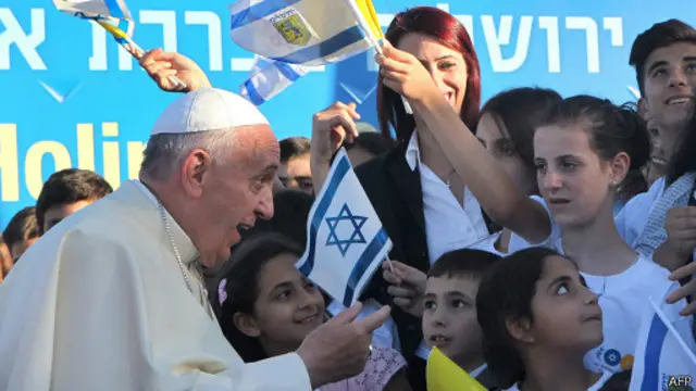 زار البابا فرانسيس القدس عقب زيارته الضفة الغربية