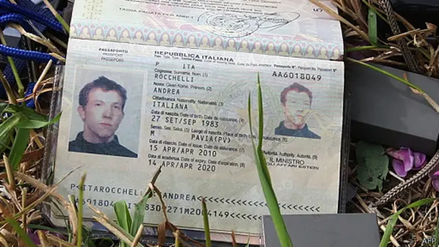 Паспорт Андреа Рокелли