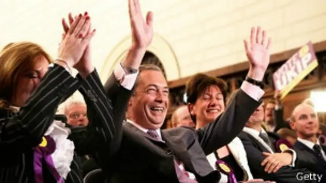 Siyasi partiya liderləri UKİP-in Avropa seçkilərində qələbəsini “siyasi zəlzələ” adlandırıblar.