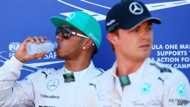 Hamilton y Rosberg
