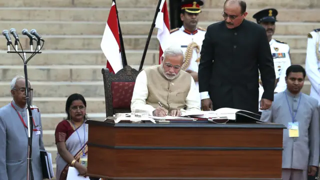 मोदी का शपथ ग्रहण समारोह