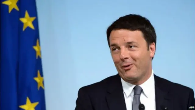 سجل رئيس الوزراء الإيطالي يسار الوسط، ماتيو رينزي، نتائج قوية بنسبة 40 في المئة