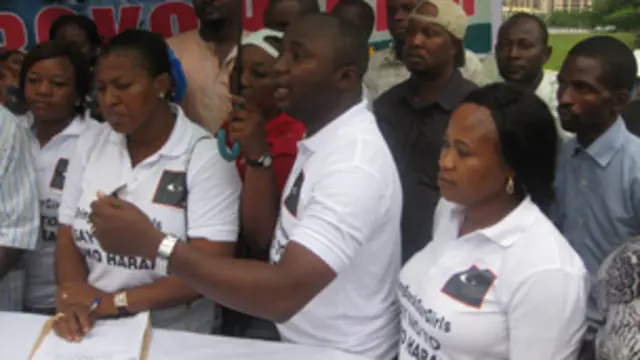 लड़कियों के अपहरण के बाद से नाइजीरिया में लगभग रोज़ ही प्रदर्शन हो रहे हैं