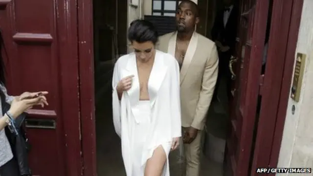 Kanye West dan Kim Kardashian 