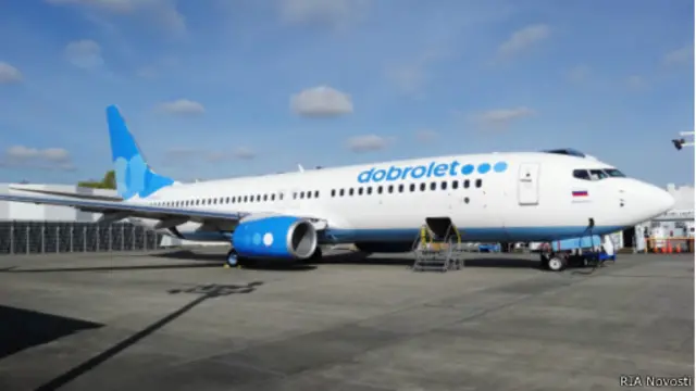 Самолет авиакомпании "Добролет"