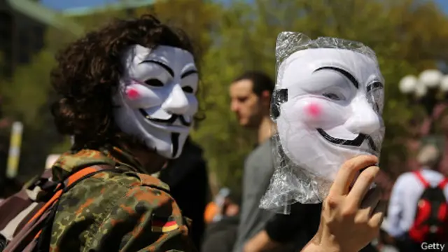 Máscaras de Anonymous
