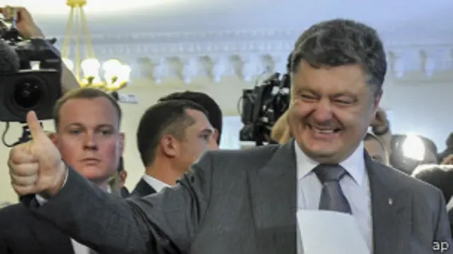 Избранный президент Украины Петр Порошенко