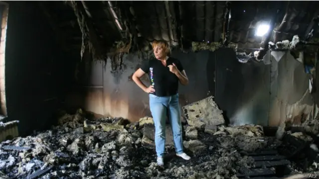 Жительница Донецка