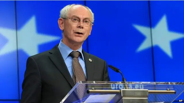 Президент Европейского Совета Херман Ван Ромпей