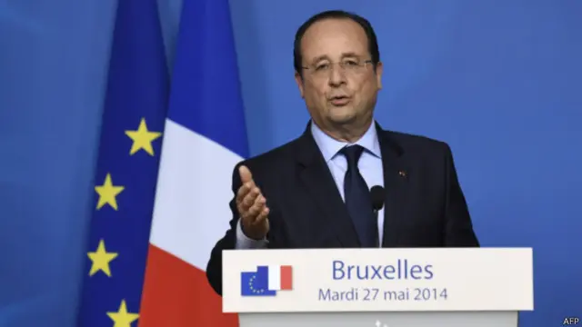 法国总统奥朗德(27/05/2014)