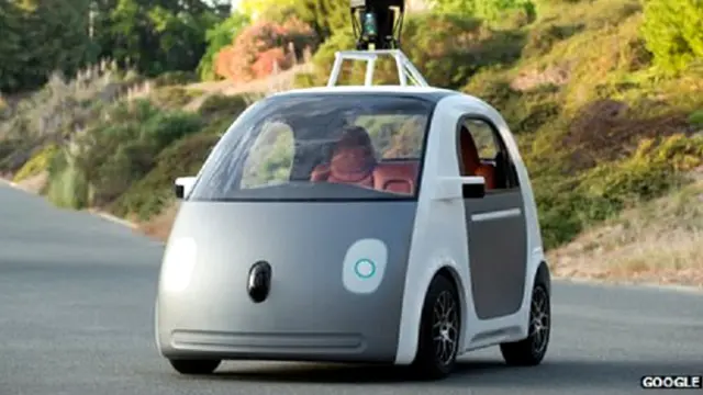 गूगल की स्वचालित कार की तस्वीर