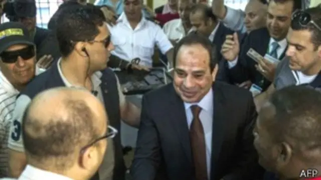 حصل السيسي على نحو 97% من أصوات الناخبين