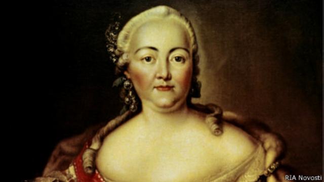 Императрица Елизавета Петровна (портрет кисти неизвестного художника, Государственный Эрмитаж)