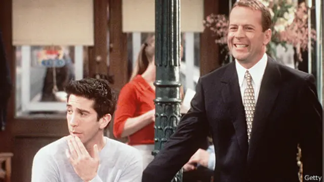 Bruce Willis en su aparición en Friends