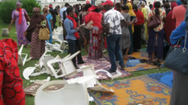 پر دغو مظاهرو یې اوس ځکه بندیز لګولی چې په وینا یې د سیمې اوسېدونکو ته جدي ګواښونه پېښوي