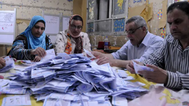 التقارير تتضارب بشأن نسبة الإقبال على الانتخابات بعد قرار لجنة الانتخابات المفاجئ بمد التصويت يوما ثالثا. 