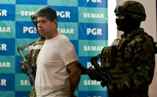Integrante de los Zetas detenido. Foto Getty Images