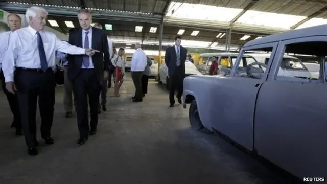 يرأس الوفد الامريكي رئيس غرفة التجارة توماس دونوهيو