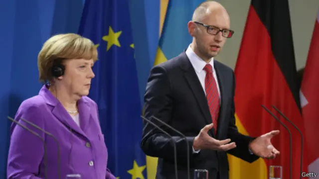 Яценюк и Меркель