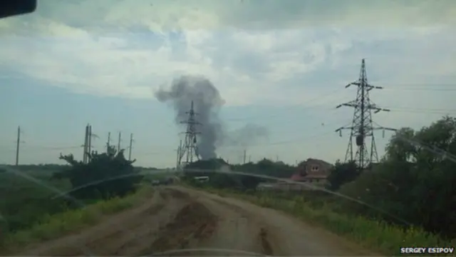 Trực thăng quân sự của Ukraine bị bắn hạ gần Sloviansk