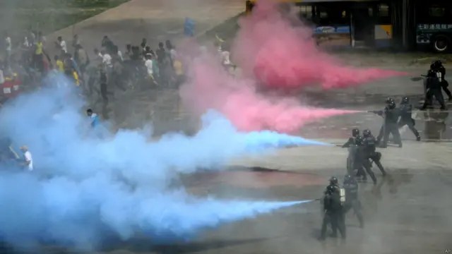 Latihan keamanan di Beijing