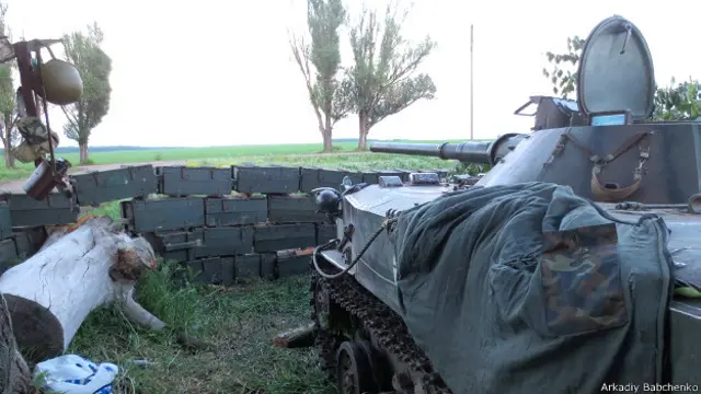 В окопах Донецка