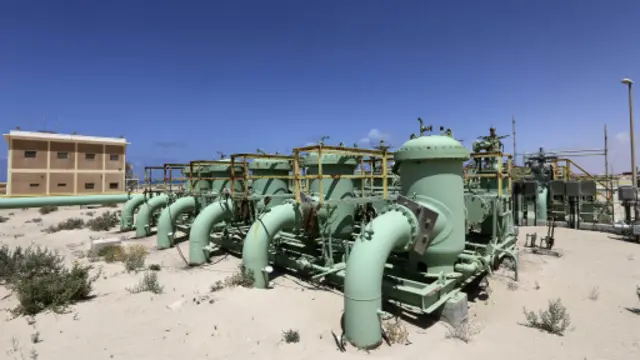 انخفضت صادرات ليبيا النفطية بشدة بسبب تقاتل الميليشيات