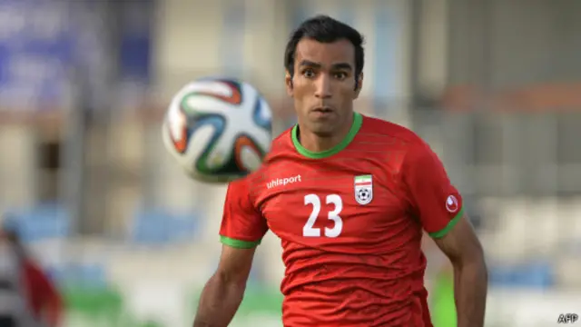 Jogador do Irã (AFP)