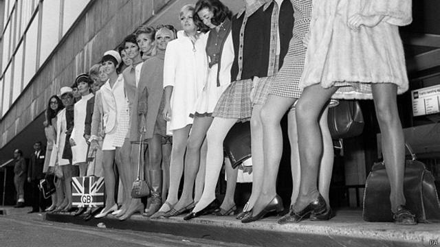 Модели в Хитроу. 1967 год