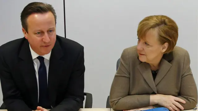 डेविड कैमरून और एंजेला मर्केल