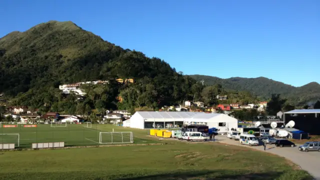 As reformas na Granja Comary resultaram em ampliação da área de trabalho para jornalistas