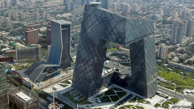 北京中国中央电视台总部大楼（资料图片）