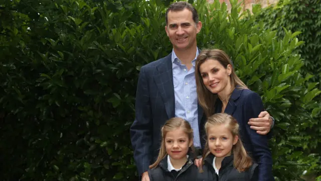 Felipe y su familia