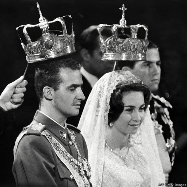 Boda del rey Juan Carlos y la princesa Sofía